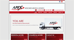 Desktop Screenshot of apexmovers.com.sg